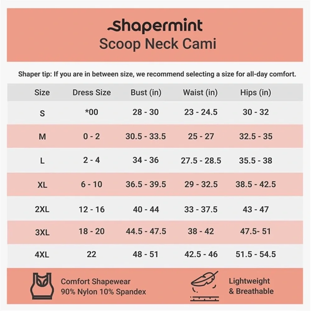 Co Coon.  Shapermint Scoop Neck Cami in Cream - Picture 4 of 5